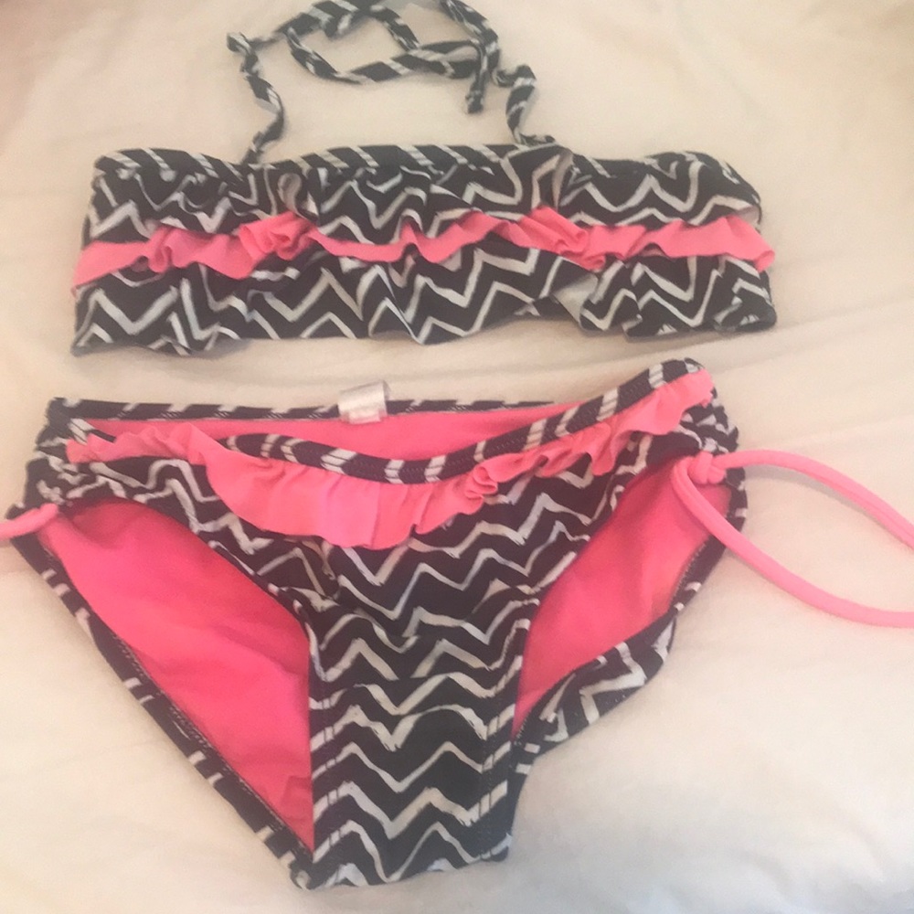 Justice girls bikini set two piece, top and bottom